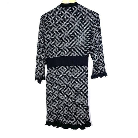 Alexander Bartlett black and white bath robe size L XL - Picture 5 of 5